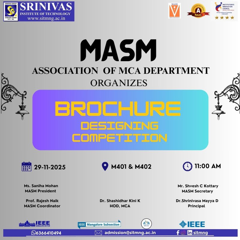 Brochure Designing Competition