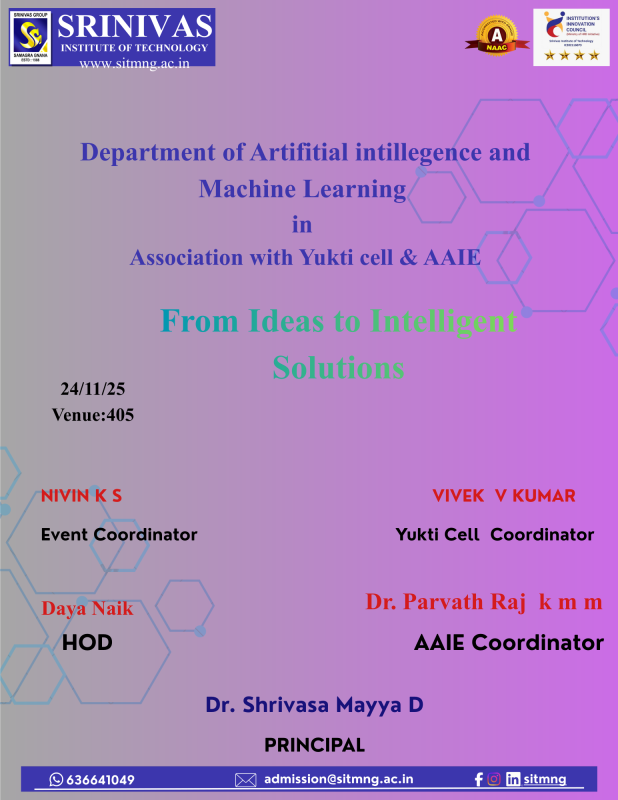 From ideas to intelligent solutions