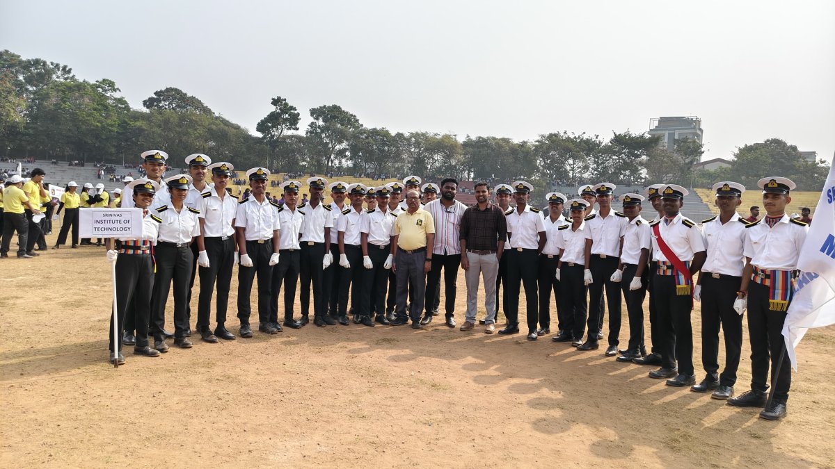 First Prize in March Past – Srinivas University Sports Meet