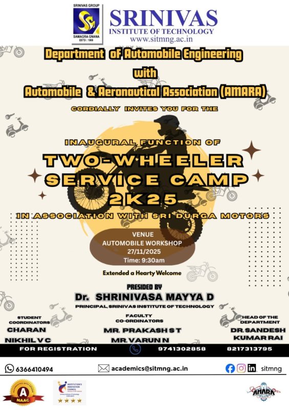TWO WHEELER SERVICE CAMP