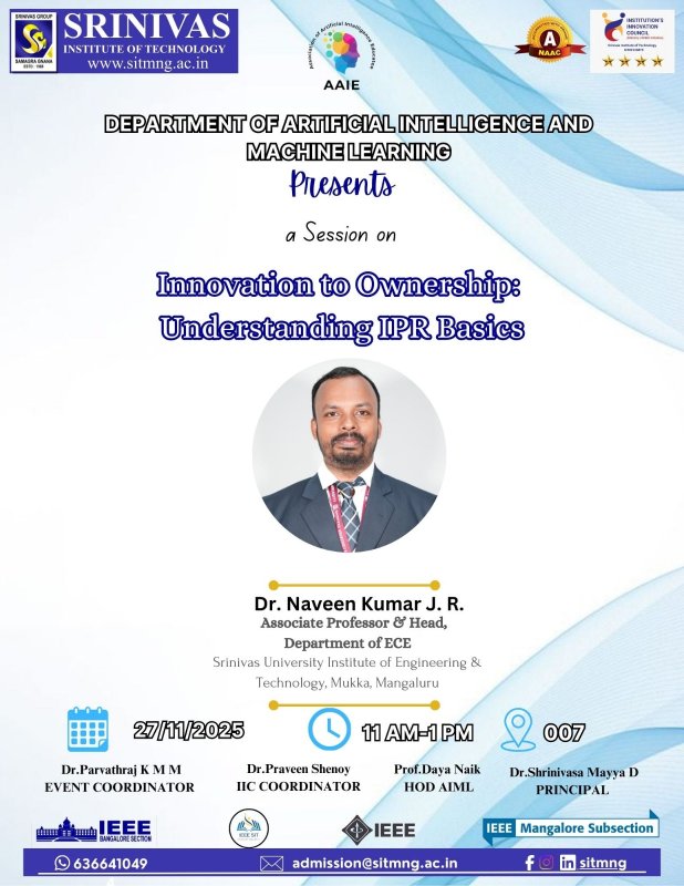 Innovation to Ownership: Understanding IPR Basics