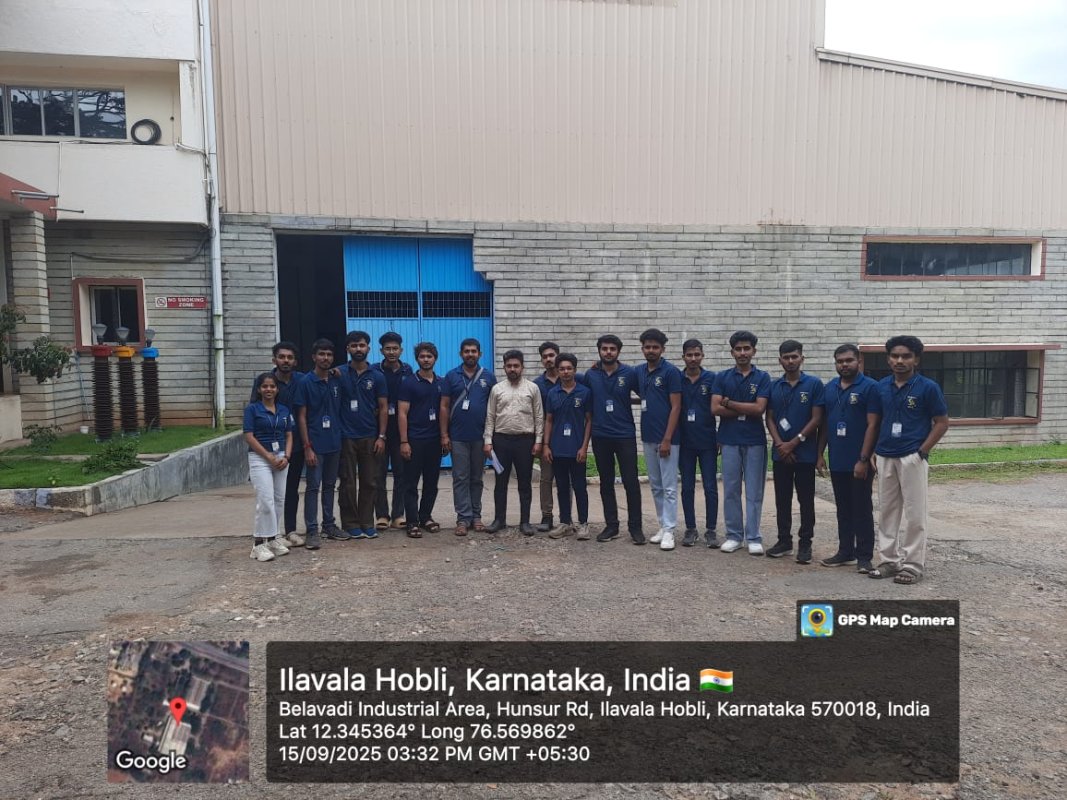 Industrial Visit by the Students of Mechanical Engineering