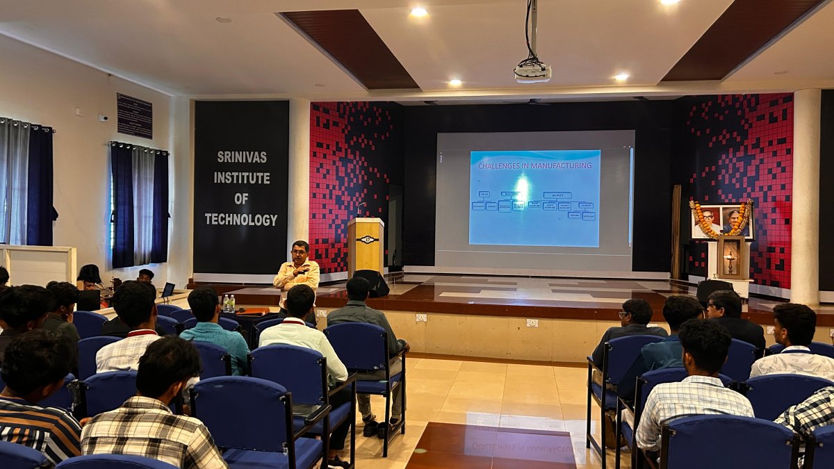 Technical talk by Mr. Shyam Prasad Mudraje.
