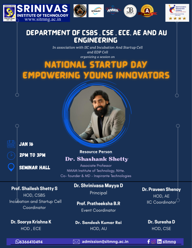 National Startup Day – Empowering Young Innovators