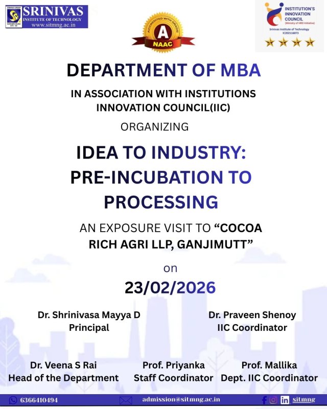 Idea to Industry: Pre-Incubation to Processing