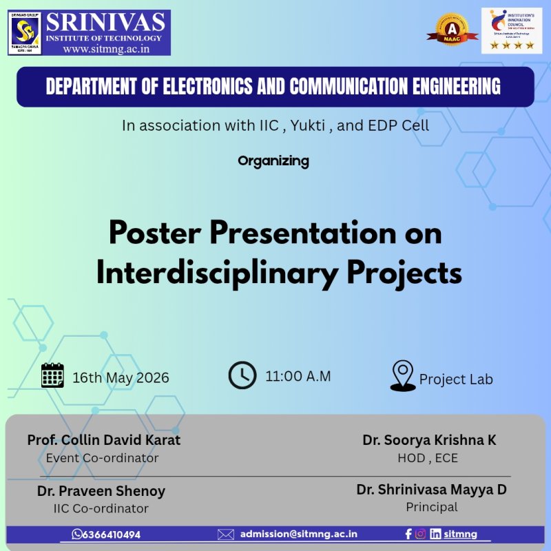 Poster Presentation on Interdisciplinary Projects - Image 3
