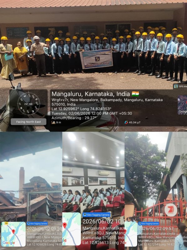Visit to KIOCL LTD, Panamboor, Mangaluru