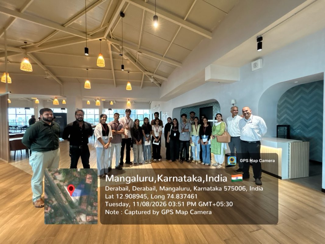 Architectural Case Study Visit: 7th-Semester B.Arch. Students Explore Wrkwrk Coworking Space, Mangalore