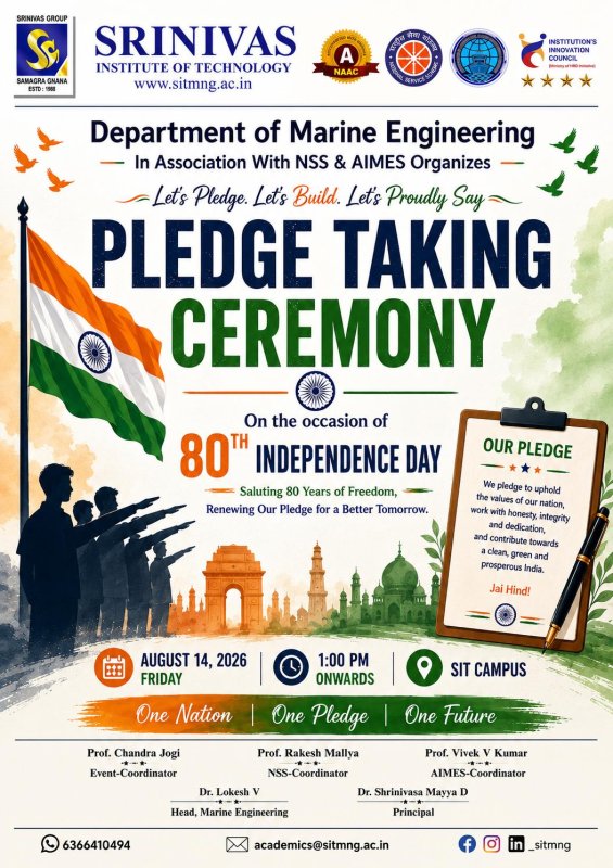 Pledge Taking Ceremony