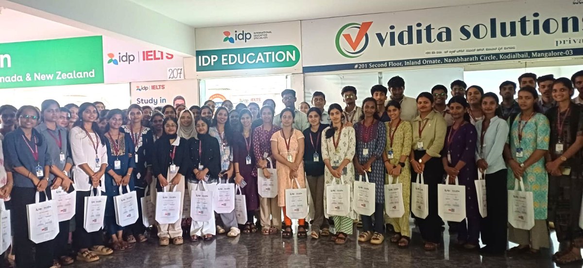 Visit to Study Abroad Expo held at the IDP Office, Mangaluru