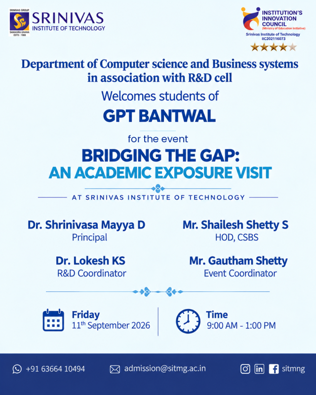 Bridging Academic Learning with Research, Innovation and Technology